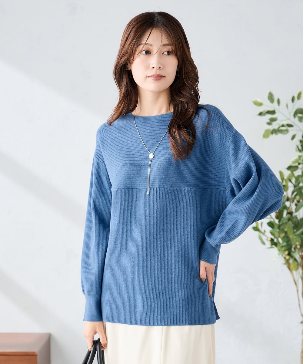 KS2CD14021 a.v.v(アー・ヴェ・ヴェ) ループタイネックレス ホワイト