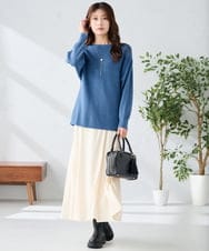 KS2CD14021 a.v.v(アー・ヴェ・ヴェ) ループタイネックレス ホワイト