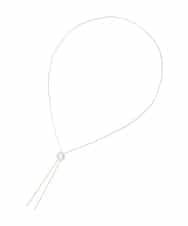 KS2CD14021 a.v.v(アー・ヴェ・ヴェ) ループタイネックレス ホワイト