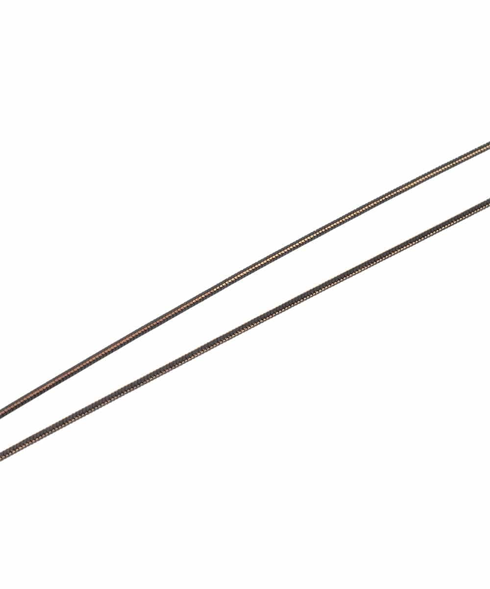 KS2CD14021 a.v.v(アー・ヴェ・ヴェ) ループタイネックレス ブラック