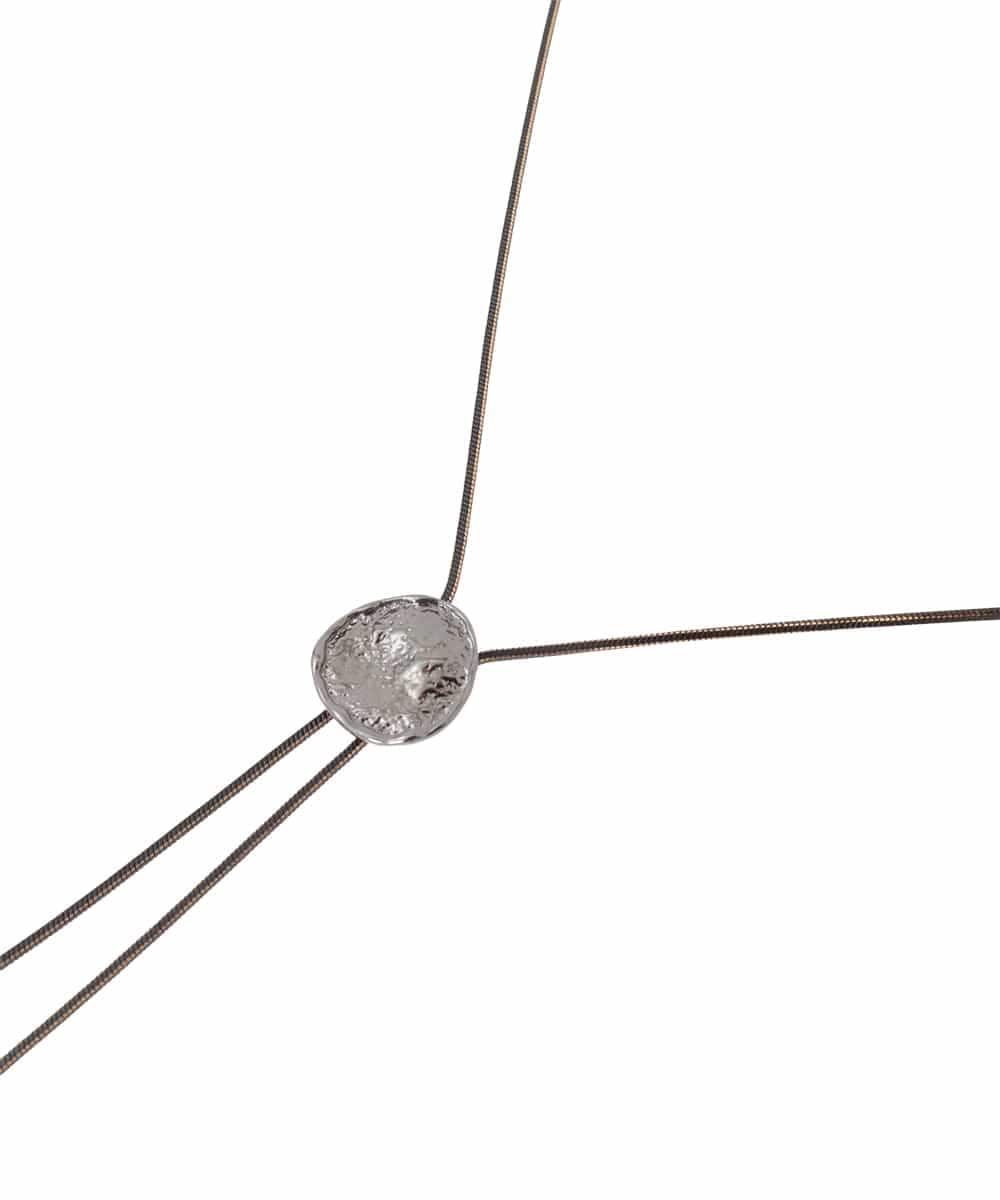 KS2CD14021 a.v.v(アー・ヴェ・ヴェ) ループタイネックレス ブラック