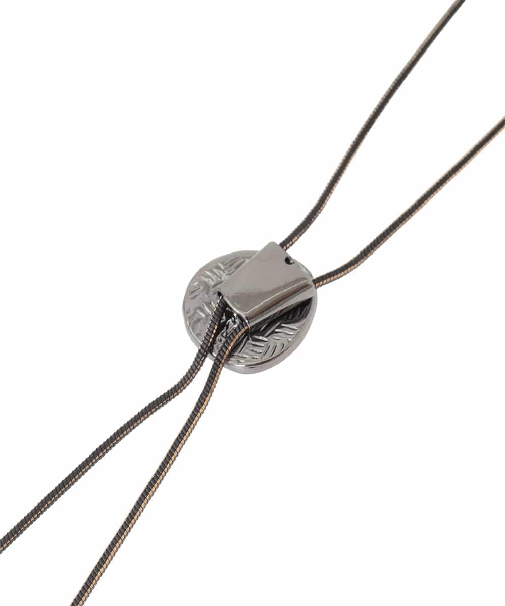 KS2CD14021 a.v.v(アー・ヴェ・ヴェ) ループタイネックレス ブラック