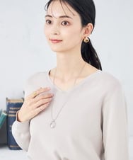 KS2FA02021 a.v.v(アー・ヴェ・ヴェ) リングパールネックレス ゴールド