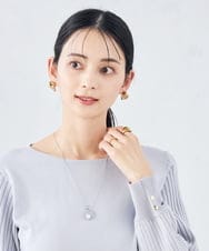 KS2FA02021 a.v.v(アー・ヴェ・ヴェ) リングパールネックレス ゴールド