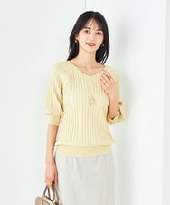 KS2GA01021 a.v.v(アー・ヴェ・ヴェ) ダブルリングワントップネックレス ゴールド