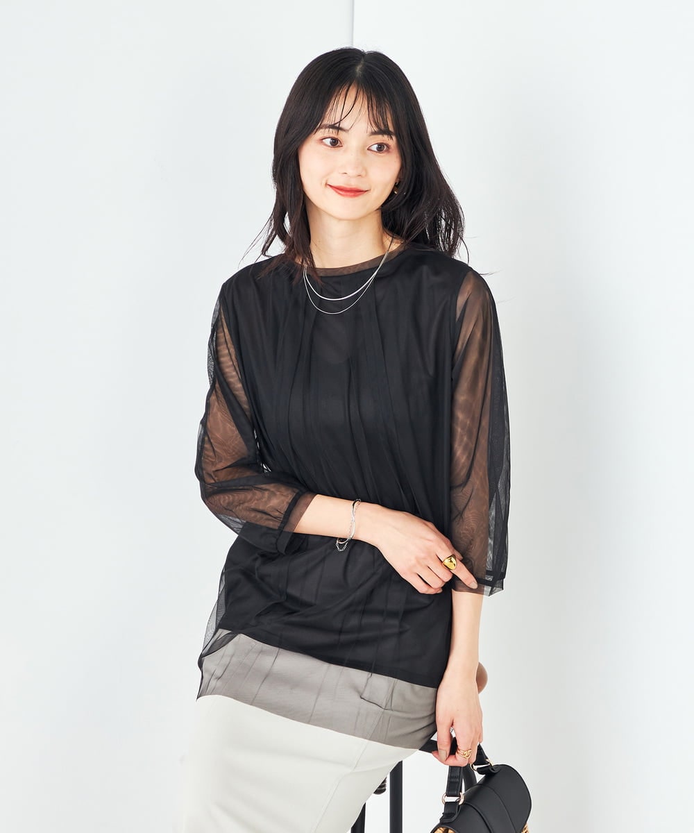 KS2GA11029 a.v.v(アー・ヴェ・ヴェ) ステンレスダブルチェーンネックレス ゴールド
