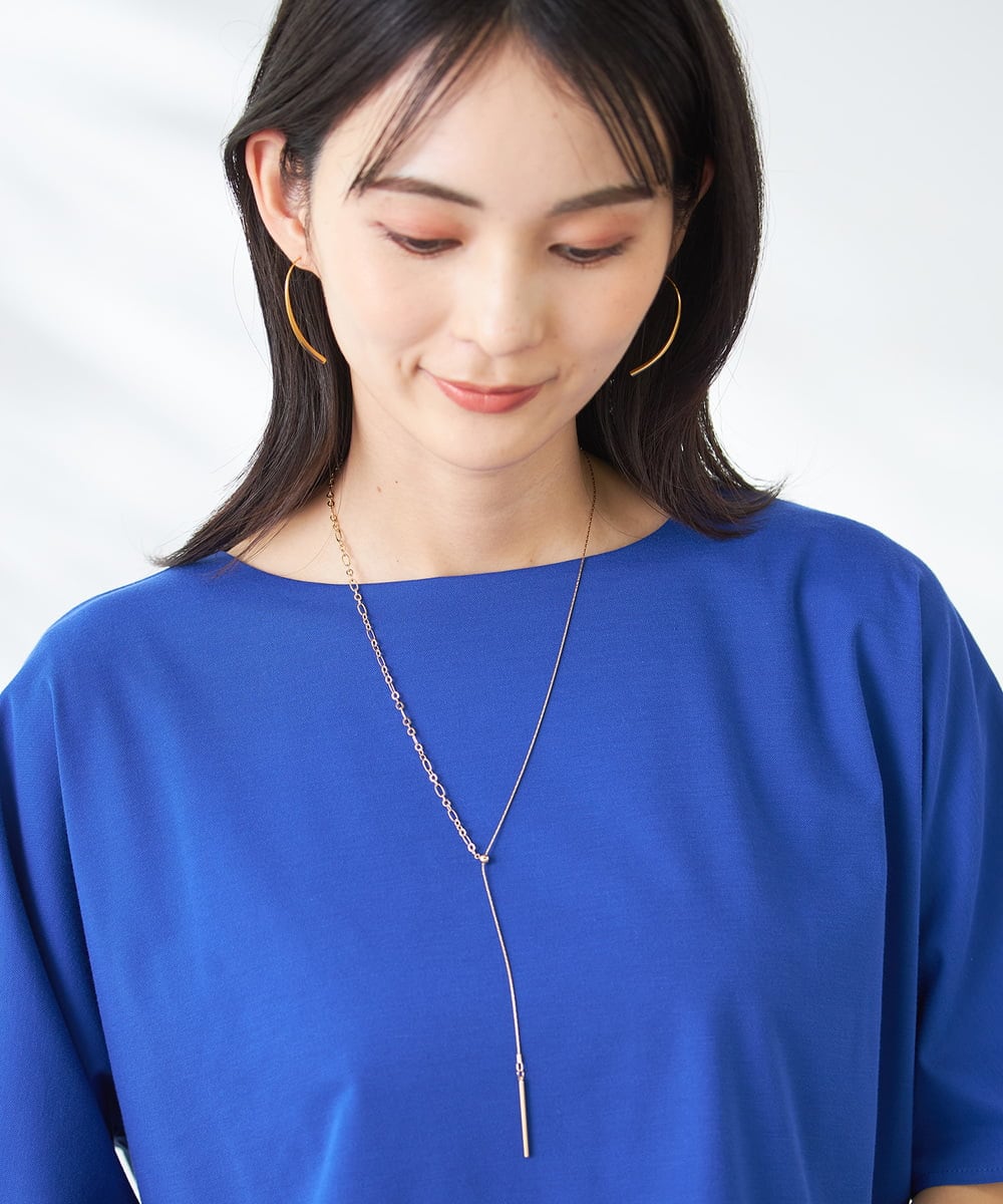 KS2GA33021 a.v.v(アー・ヴェ・ヴェ) チェーンコンビスライドネックレス ゴールド