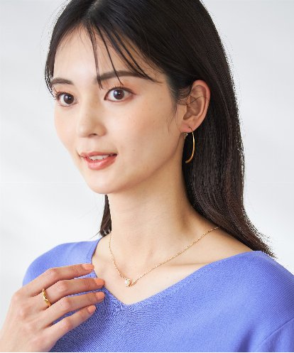 KS2GA34021 a.v.v 一粒パールネックレス