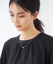 KS2GA34021 a.v.v(アー・ヴェ・ヴェ) 一粒パールネックレス ゴールド