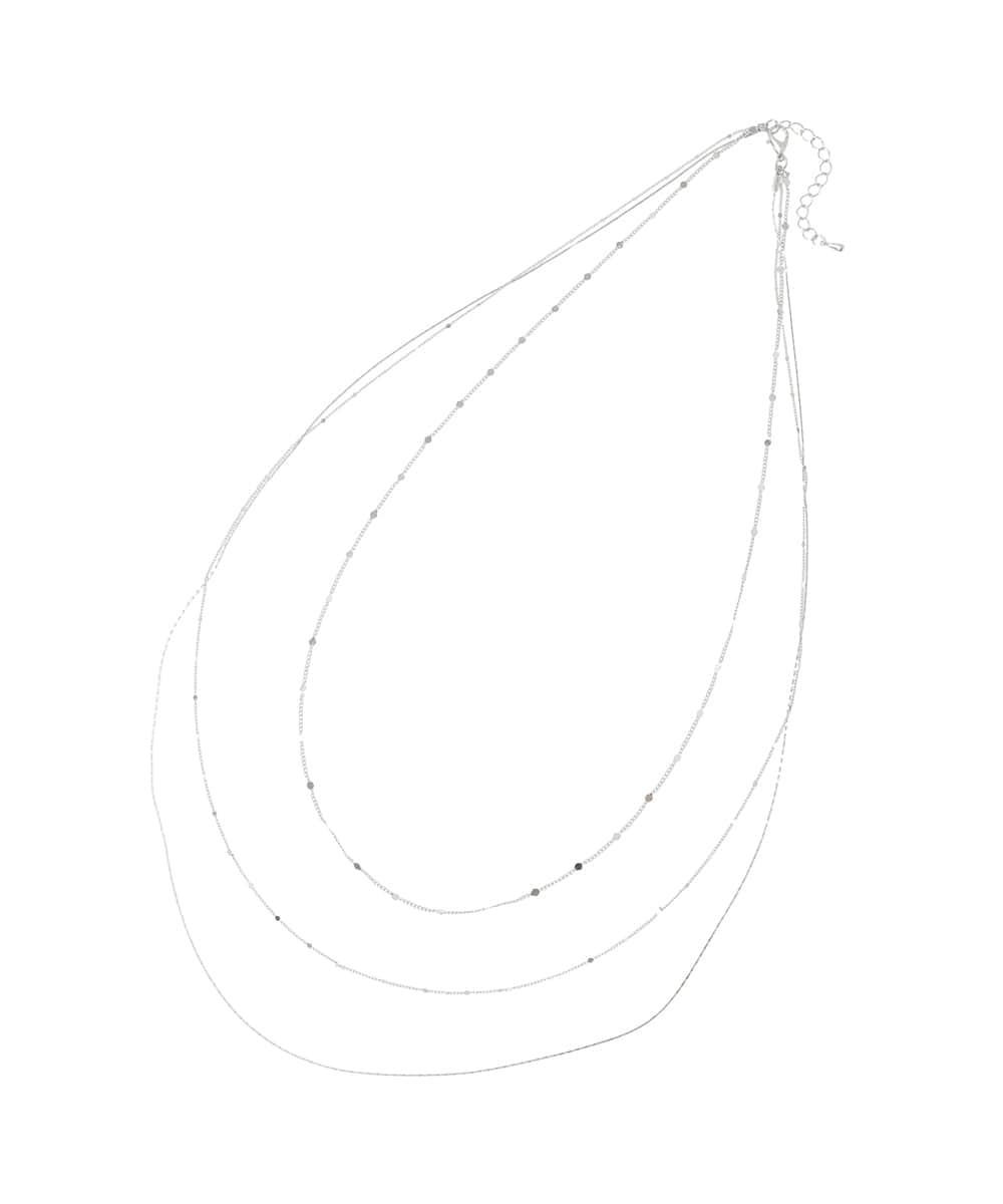 KS2GD01021 a.v.v(アー・ヴェ・ヴェ) ミックスチェーンネックレス ゴールド