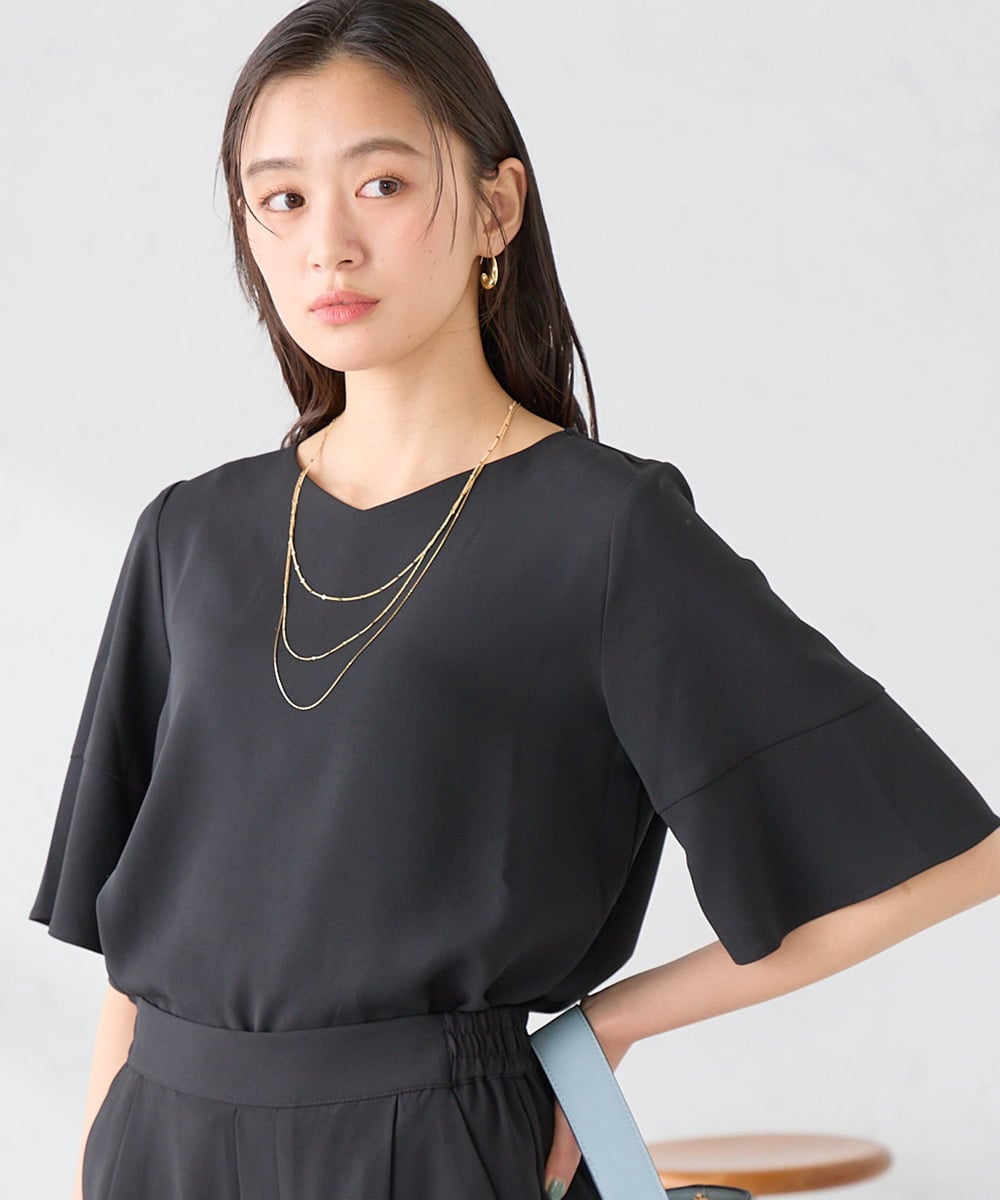 KS2GD01021 a.v.v(アー・ヴェ・ヴェ) ミックスチェーンネックレス ゴールド