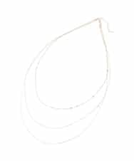 KS2GD01021 a.v.v(アー・ヴェ・ヴェ) ミックスチェーンネックレス ゴールド