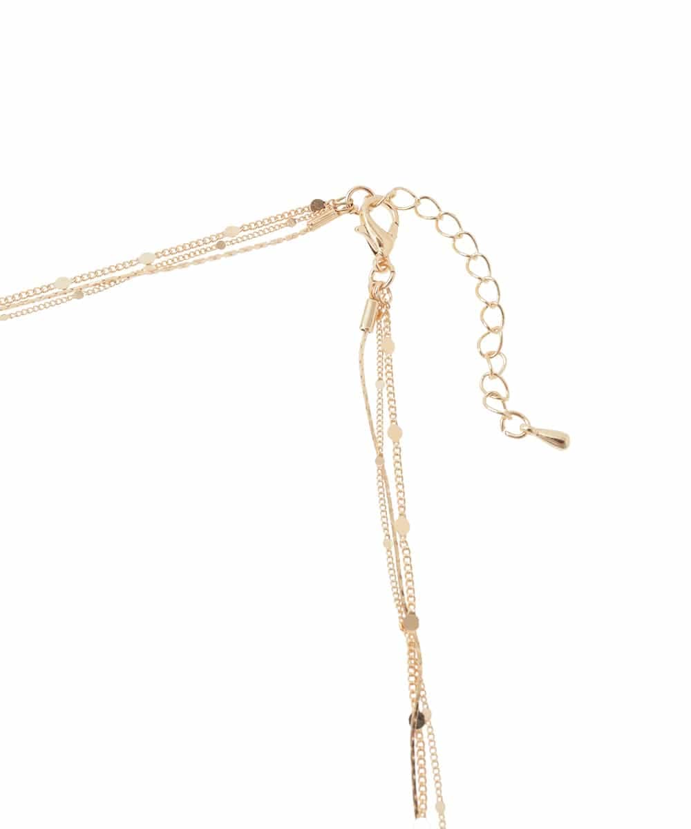 KS2GD01021 a.v.v(アー・ヴェ・ヴェ) ミックスチェーンネックレス ゴールド