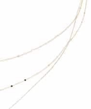 KS2GD01021 a.v.v(アー・ヴェ・ヴェ) ミックスチェーンネックレス ゴールド