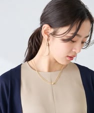 KS2GD02019 a.v.v(アー・ヴェ・ヴェ) リングトップネックレス ゴールド