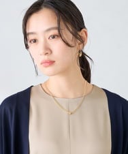 KS2GD02019 a.v.v(アー・ヴェ・ヴェ) リングトップネックレス ゴールド