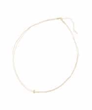 KS2GD02019 a.v.v(アー・ヴェ・ヴェ) リングトップネックレス ゴールド