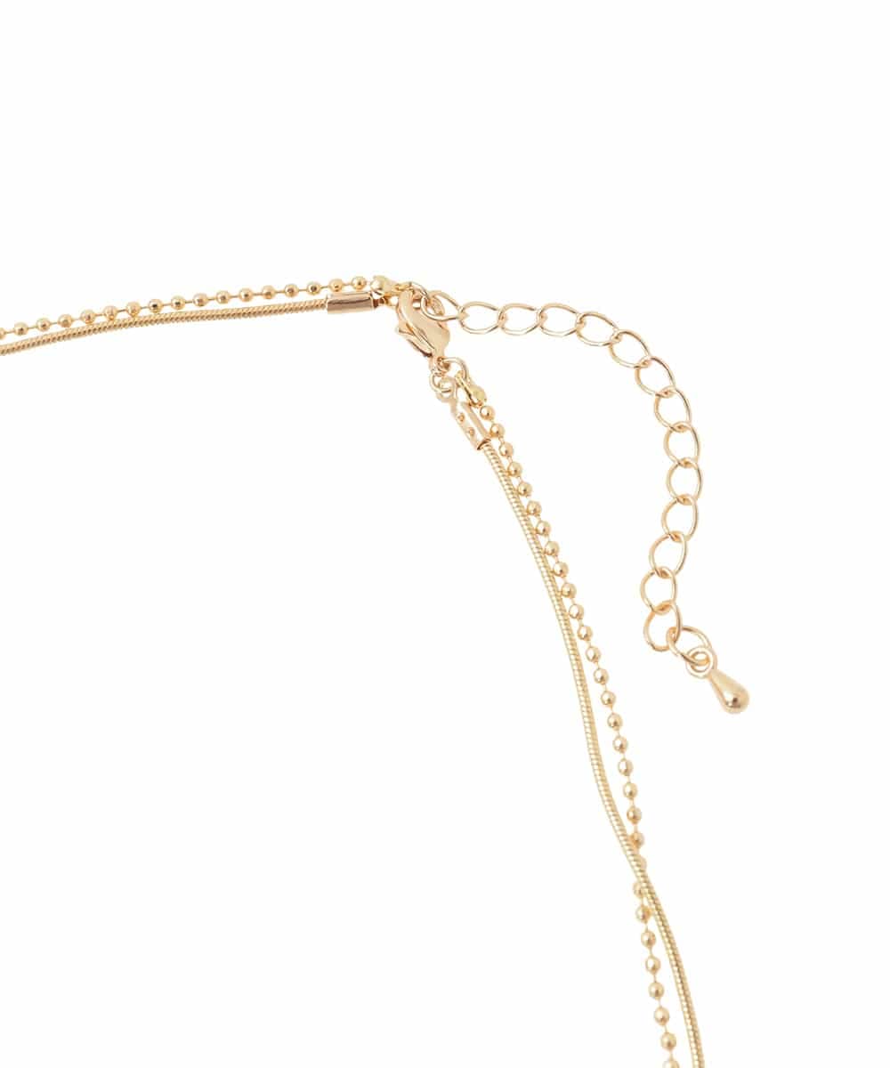 KS2GD02019 a.v.v(アー・ヴェ・ヴェ) リングトップネックレス ゴールド