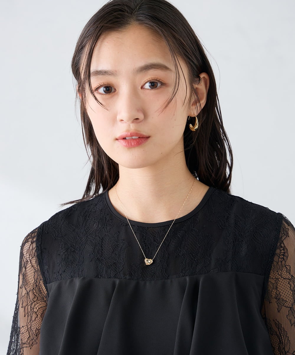 KS2GD03019 a.v.v(アー・ヴェ・ヴェ) ミニトップスライドネックレス シルバー