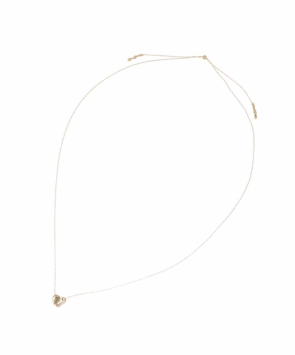 KS2GD03019 a.v.v(アー・ヴェ・ヴェ) ミニトップスライドネックレス ゴールド