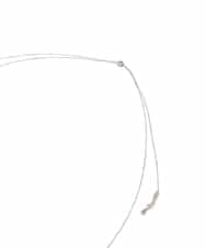 KS2GD03019 a.v.v(アー・ヴェ・ヴェ) ミニトップスライドネックレス シルバー