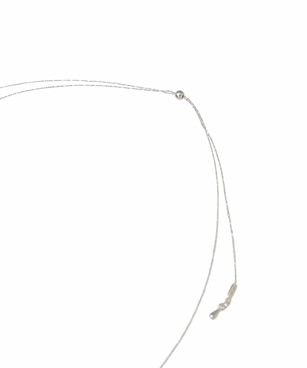 KS2GD03019 a.v.v(アー・ヴェ・ヴェ) ミニトップスライドネックレス シルバー