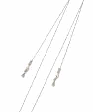 KS2GD03019 a.v.v(アー・ヴェ・ヴェ) ミニトップスライドネックレス シルバー