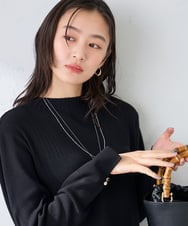 KS2GD04021 a.v.v(アー・ヴェ・ヴェ) ドロップトップネックレス シルバー