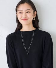 KS2GD04021 a.v.v(アー・ヴェ・ヴェ) ドロップトップネックレス シルバー