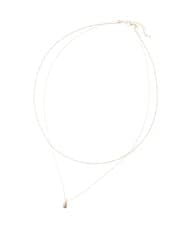 KS2GD04021 a.v.v(アー・ヴェ・ヴェ) ドロップトップネックレス シルバー