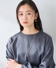 KS2GD04021 a.v.v(アー・ヴェ・ヴェ) ドロップトップネックレス シルバー