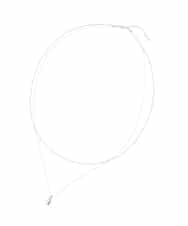 KS2GD04021 a.v.v(アー・ヴェ・ヴェ) ドロップトップネックレス シルバー