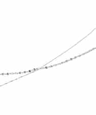 KS2GD04021 a.v.v(アー・ヴェ・ヴェ) ドロップトップネックレス シルバー