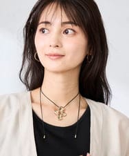 KS2GD11021 a.v.v(アー・ヴェ・ヴェ) コードトップネックレス シルバー