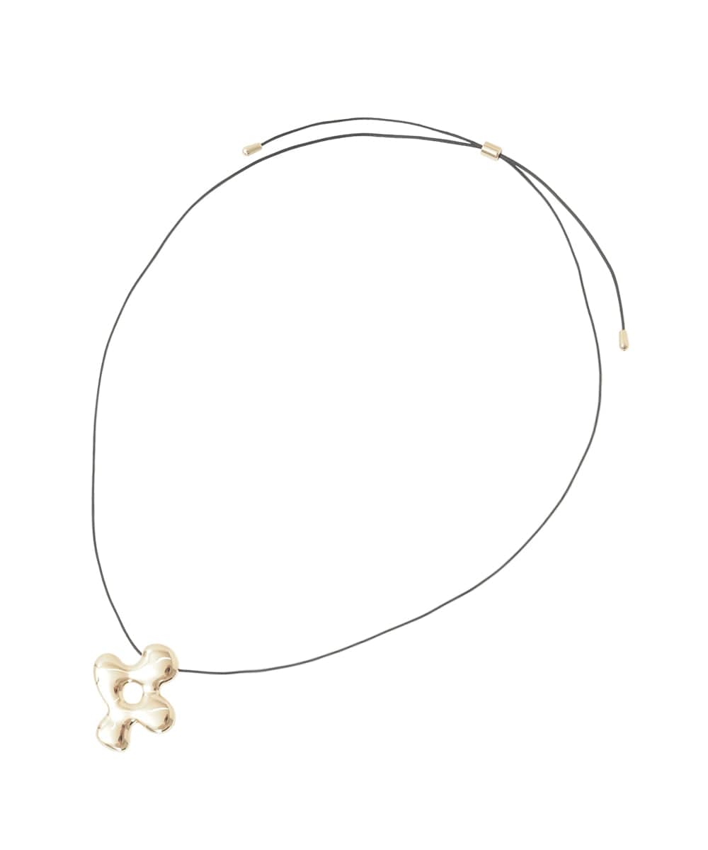 KS2GD11021 a.v.v(アー・ヴェ・ヴェ) コードトップネックレス シルバー