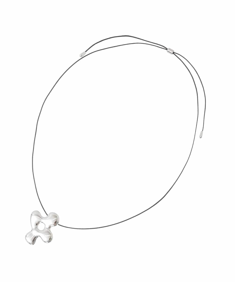 KS2GD11021 a.v.v(アー・ヴェ・ヴェ) コードトップネックレス シルバー