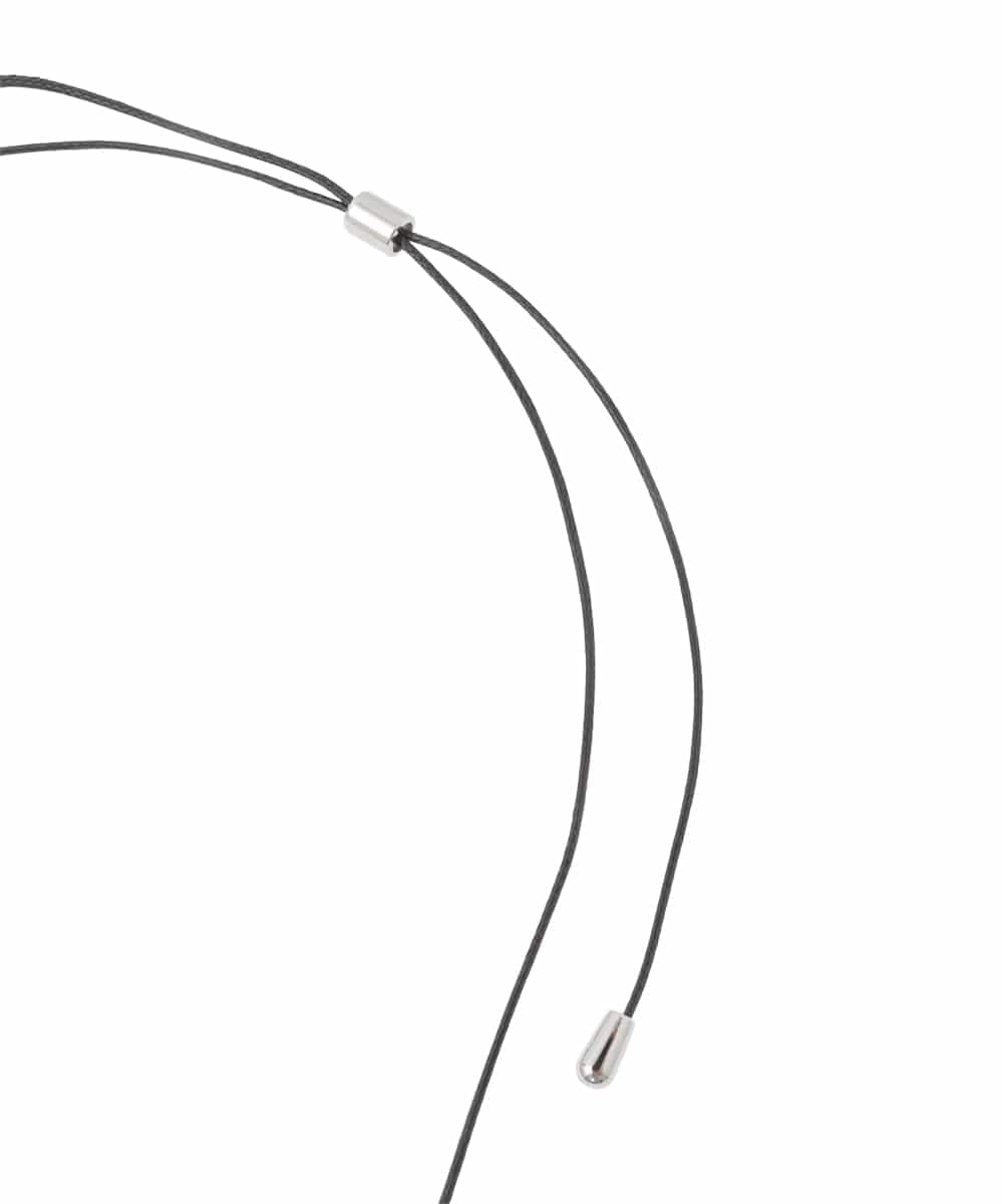 KS2GD11021 a.v.v(アー・ヴェ・ヴェ) コードトップネックレス シルバー