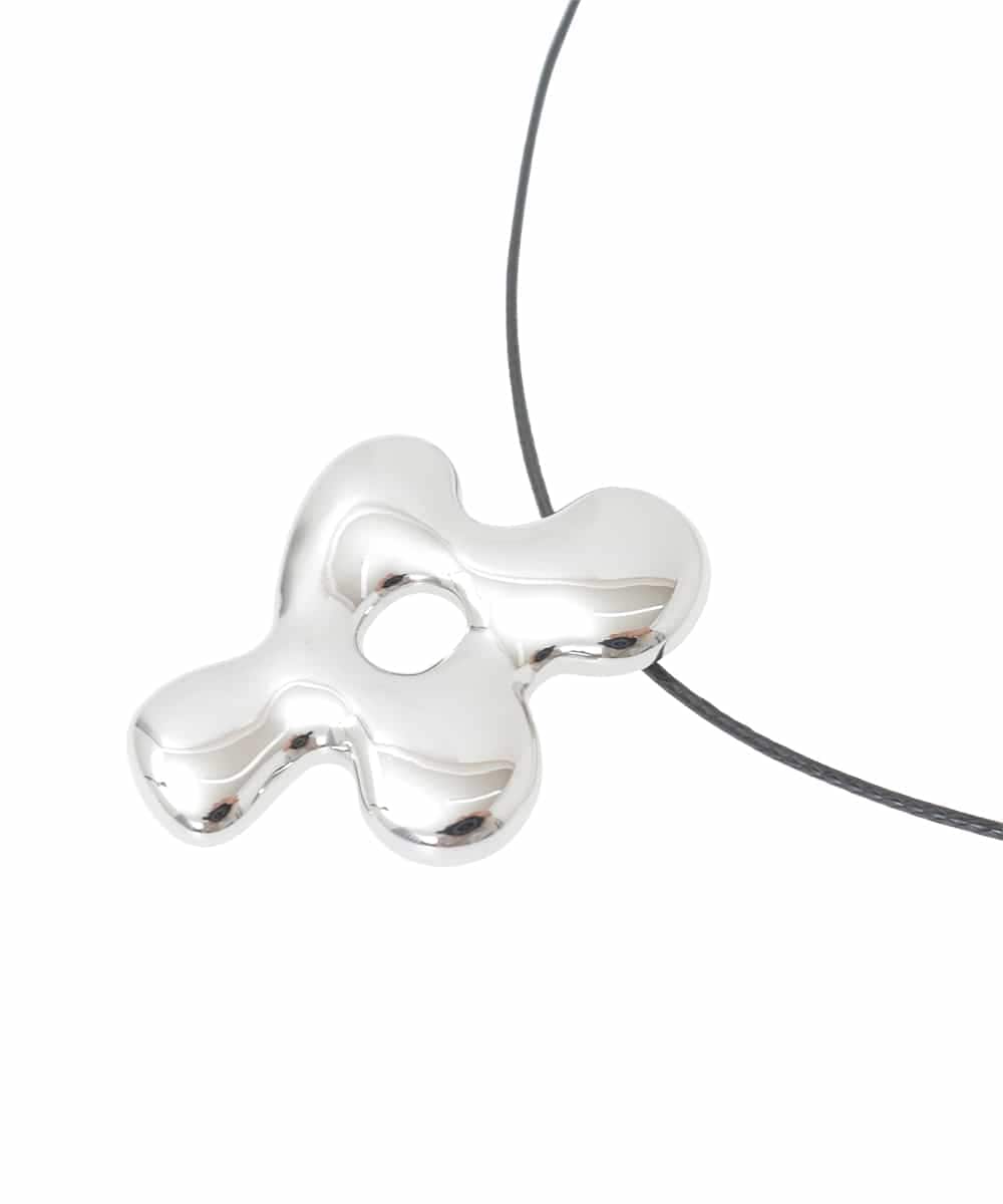 KS2GD11021 a.v.v(アー・ヴェ・ヴェ) コードトップネックレス シルバー