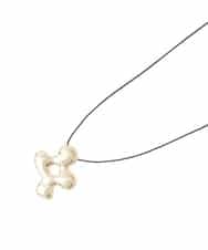 KS2GD11021 a.v.v(アー・ヴェ・ヴェ) コードトップネックレス シルバー