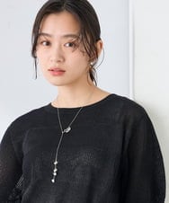 KS2GD13021 a.v.v(アー・ヴェ・ヴェ) フラワーモチーフネックレス ゴールド