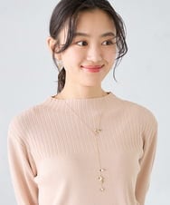 KS2GD13021 a.v.v(アー・ヴェ・ヴェ) フラワーモチーフネックレス ゴールド