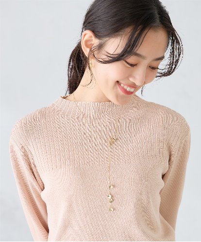 KS2GD13021 a.v.v フラワーモチーフネックレス