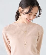 KS2GD13021 a.v.v(アー・ヴェ・ヴェ) フラワーモチーフネックレス ゴールド