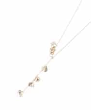 KS2GD13021 a.v.v(アー・ヴェ・ヴェ) フラワーモチーフネックレス ゴールド