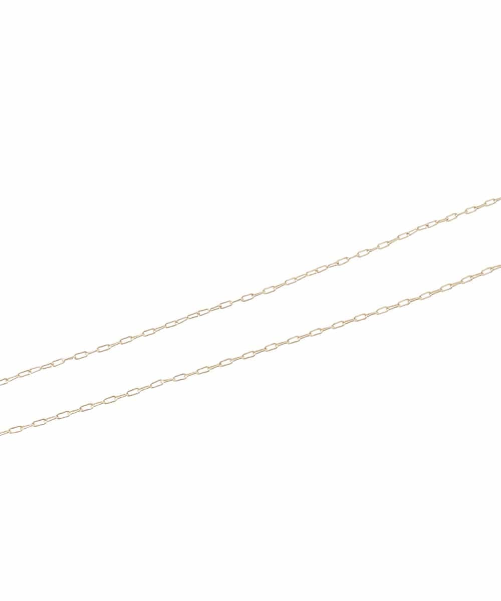 KS2GD13021 a.v.v(アー・ヴェ・ヴェ) フラワーモチーフネックレス ゴールド