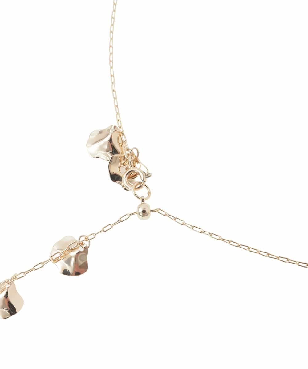 KS2GD13021 a.v.v(アー・ヴェ・ヴェ) フラワーモチーフネックレス ゴールド