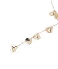 KS2GD13021 a.v.v(アー・ヴェ・ヴェ) フラワーモチーフネックレス ゴールド