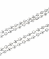 KS2GD14024 a.v.v(アー・ヴェ・ヴェ) ボールチェーンネックレス シルバー