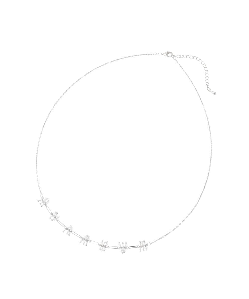 KS2GD16021 a.v.v(アー・ヴェ・ヴェ) フラワーモチーフネックレス ゴールド