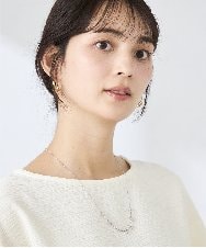 KS2GD16021 a.v.v(アー・ヴェ・ヴェ) フラワーモチーフネックレス ゴールド